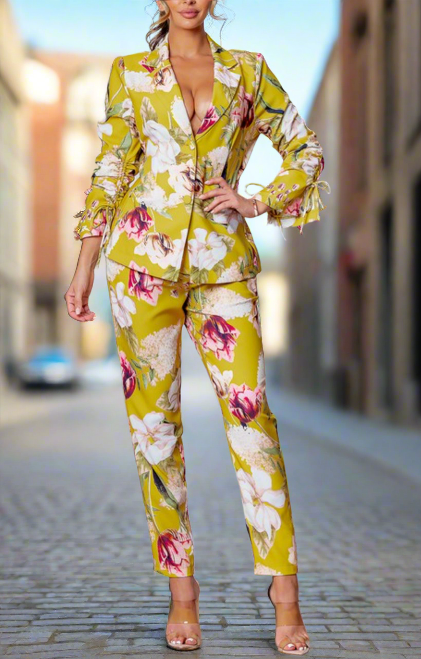 Floral Pants Set